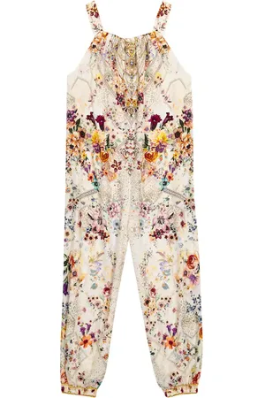 Camilla Embellished floral jumpsuit