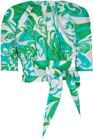 Emilio Pucci Printed crop top