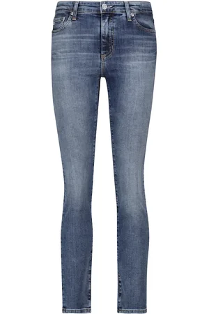 AG Jeans Mari high-rise stretch-cotton jeans