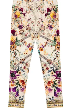 Camilla Embellished floral leggings