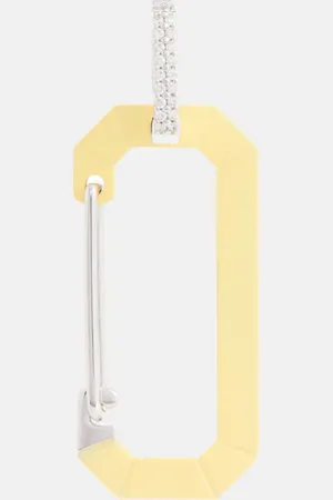 Eera EÃ©ra Chiara Big 18kt gold single earring with diamonds