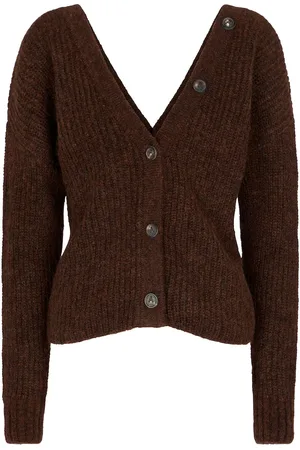 Alanui Ribbed-knit alpaca-blend cardigan