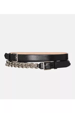 Alexander McQueen Women Belts - Embellished leather belt