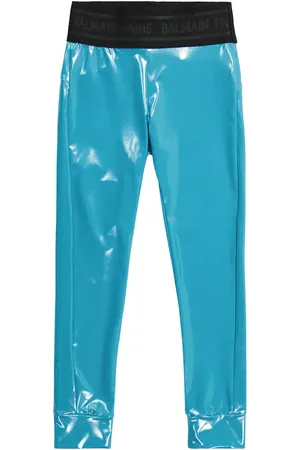 Balmain Metallic leggings
