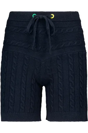 Staud Arden cotton and linen-blend shorts