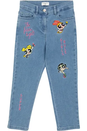 MONNALISA Embroidered jeans