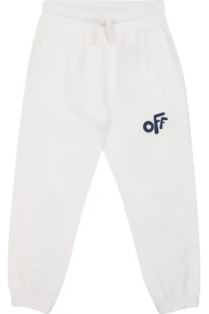 OFF-WHITE Logo cotton sweatpants