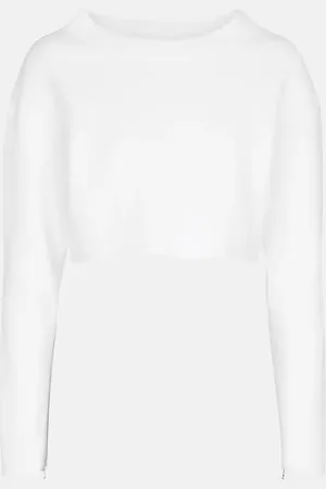 Alaïa AlaÃ¯a Cropped sweatshirt