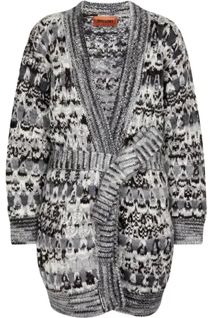 Missoni Belted alpaca-blend knit cardigan