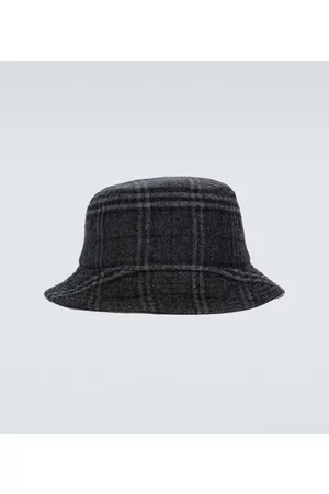 Burberry Wool and cashmere checked bucket hat