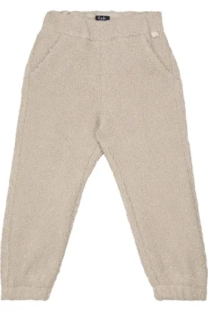 Il gufo Faux-shearling sweatpants