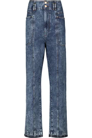 Marant Etoile Tess high-rise straight jeans