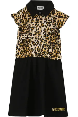 Moschino Ruffled stretch-jersey dress