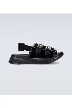 Givenchy Men Sandals - Marshmallow suede and leather sandals