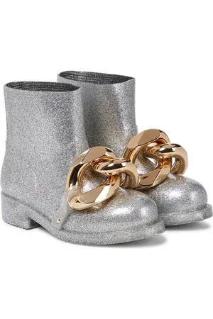 J.W.Anderson Chain glitter ankle boots