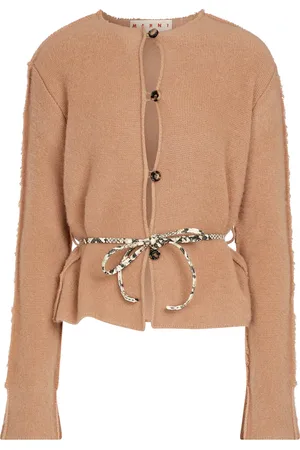 Marni Belted wool and cashmere cardigan