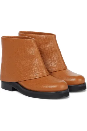 J.W.Anderson Foldover leather ankle boots