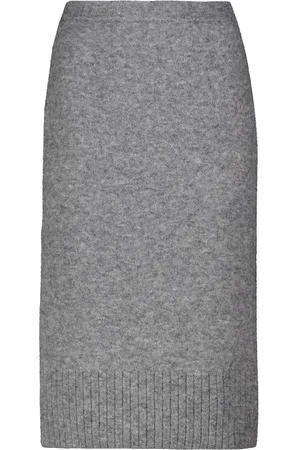 Dorothee Schumacher Soft Flash alpaca-blend knit midi skirt
