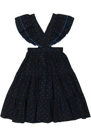 PAADE Polka-dot cotton-blend skirt