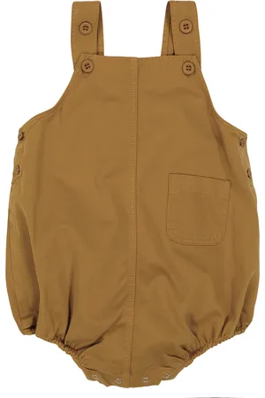 Caramel Baby Flury cotton twill bodysuit