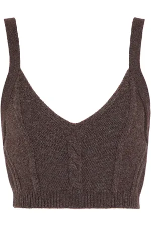 Simkhai Issa wool-blend knit bralette