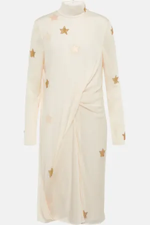 Burberry Embellished turtleneck dress