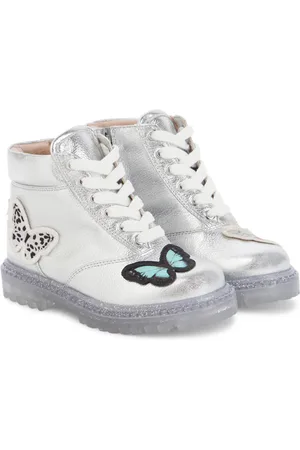 SOPHIA WEBSTER Tia leather combat boots