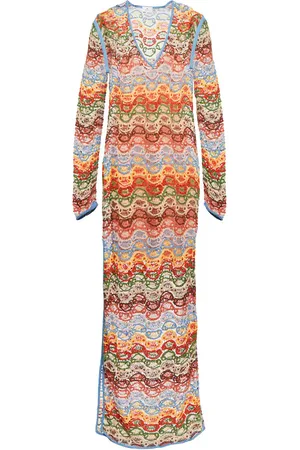 Etro Crochet-knit maxi dress