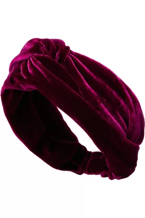 Jennifer Behr Women Headbands - Knotted velvet headband