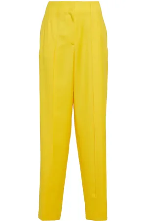Loewe High-rise wool twill pants