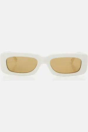 The Attico X Linda Farrow Mini Marfa rectangular sunglasses