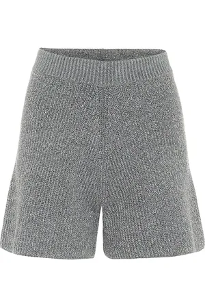 Alanui Space Invaders wool-blend shorts