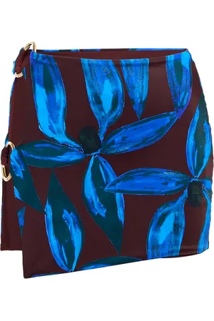 Louisa Ballou Double Ring printed miniskirt