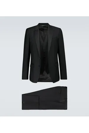 Dolce & Gabbana Monogram-Jacquard Tuxedo Suit