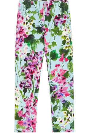 Dolce & Gabbana Floral cotton-blend leggings