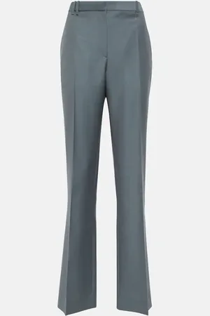 The Row Pietro split-hem wool-blend pants