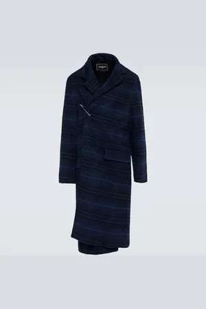 Balenciaga Checked wool coat
