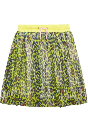 Marc Jacobs Pleated leopard-print skirt