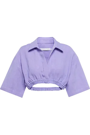 CHRISTOPHER ESBER Cutout linen top