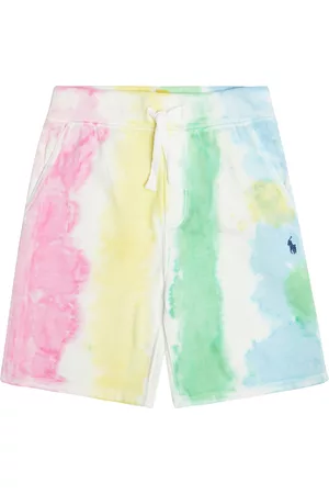 Polo Ralph Lauren Kids Tie-dye jersey shorts