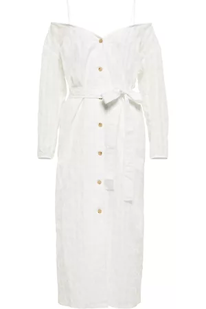 Deveaux New York Meadow off-shoulder maxi dress