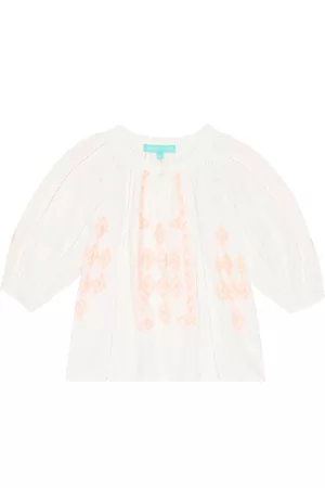 Melissa Odabash Kids Baby Blouses - Baby Aliyah embroidered blouse