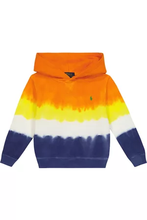 Polo Ralph Lauren Kids Tie-dye cotton-blend hoodie
