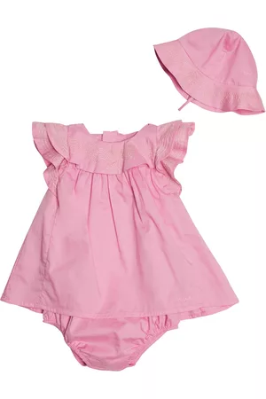 Chloé Baby body and hat set in cotton
