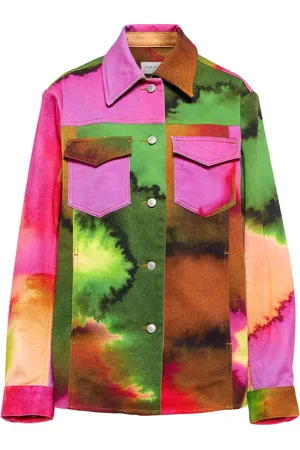 DRIES VAN NOTEN Printed denim jacket
