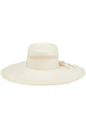 Zimmermann Women Hats - Exclusive to Mytheresa â Frayed raffia sun hat