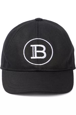 Balmain Logo cotton baseball cap