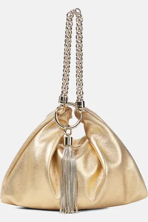 Jimmy Choo Callie embellished leather clutch