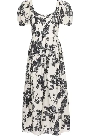 BROCK COLLECTION Salvina floral cotton midi dress
