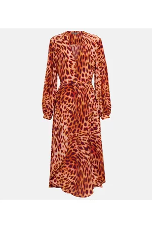 Stella McCartney Cheetah-print silk maxi dress